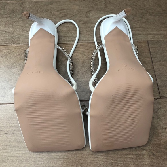 Simmi London Heeled Sandals w/ Diamante Detail - Picture 7 of 8